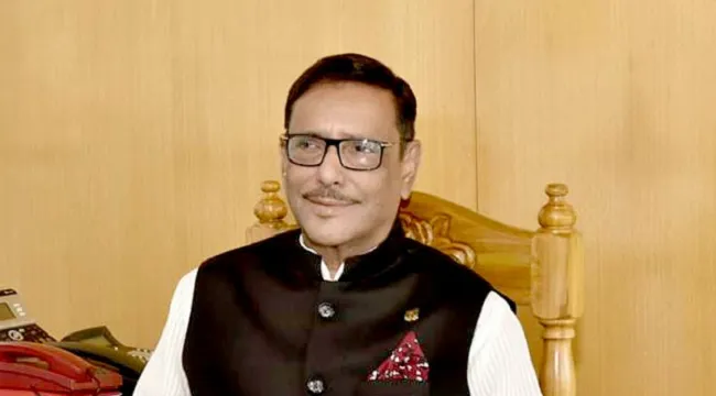 বর্তমান পদ্ধতি মেনেই বিএনপিকে নির্বাচনে আসতে হবে : ওবায়দুল কাদের