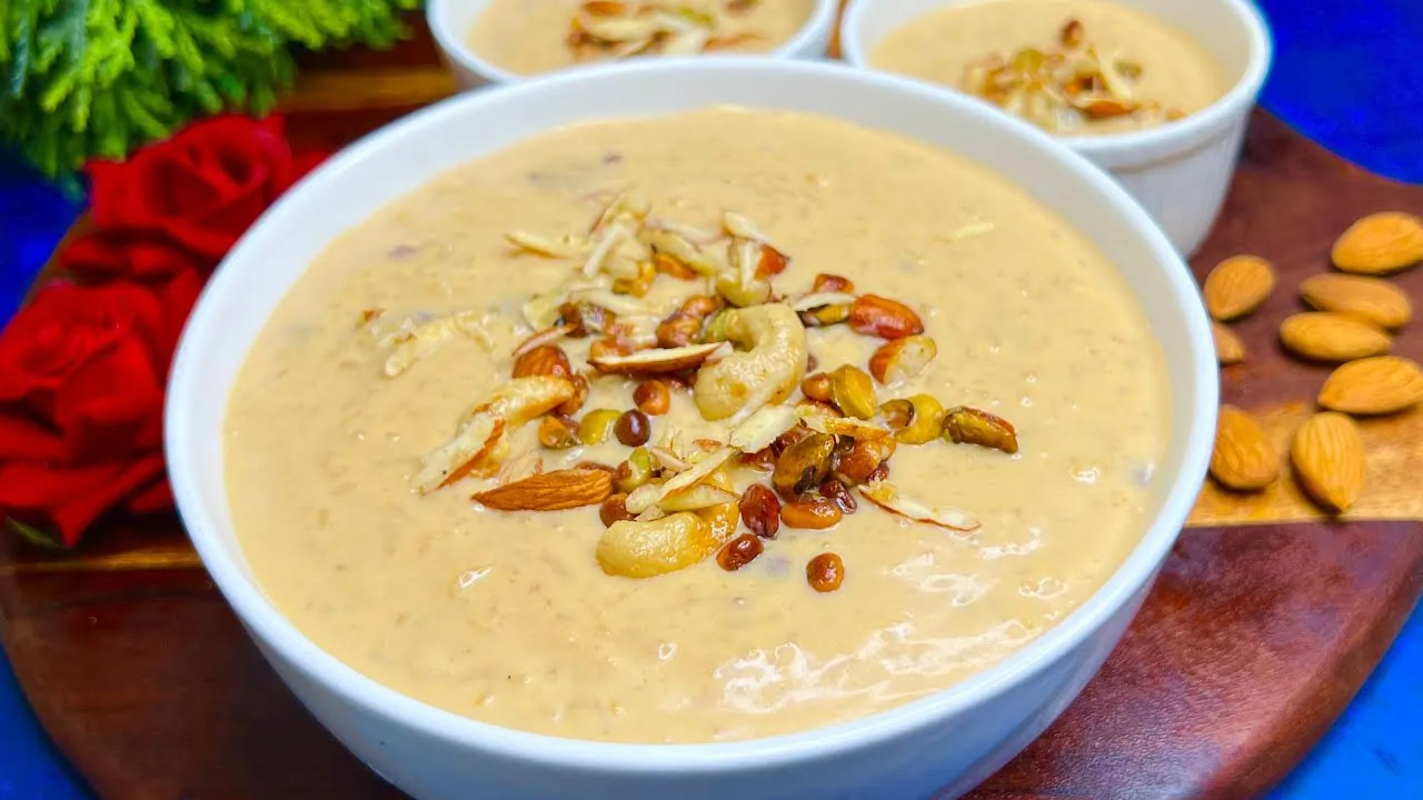 Learn the recipe for making caramel kheer