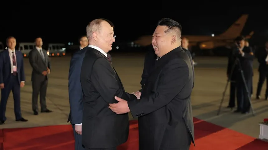 South Korea, US, Japan voice concern over Putin's visit to North Korea, military ties
