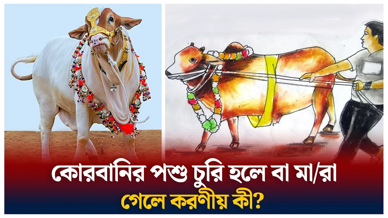 কোরবানির পশু চুরি হলে করণীয়