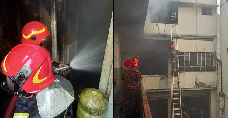 লালবাগে মিষ্টির দোকানে আগুন, নিয়ন্ত্রণে ৯ ইউনিট