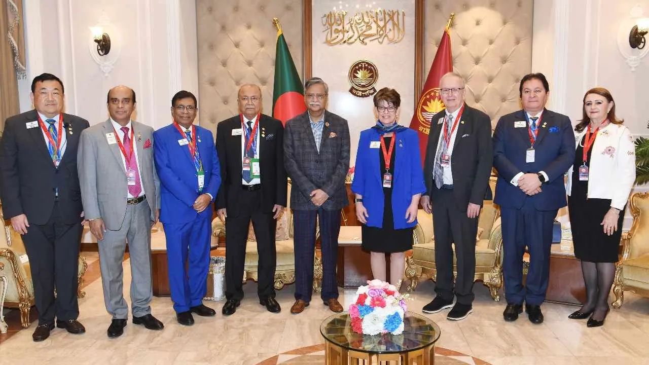 রাষ্ট্রপতির সঙ্গে লায়ন্স ক্লাবের প্রতিনিধিদলের সাক্ষাৎ