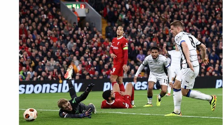 Liverpool on brink of Europa League exit after Atalanta romp at Anfield