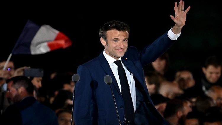 Emanuel Macron is president of France again