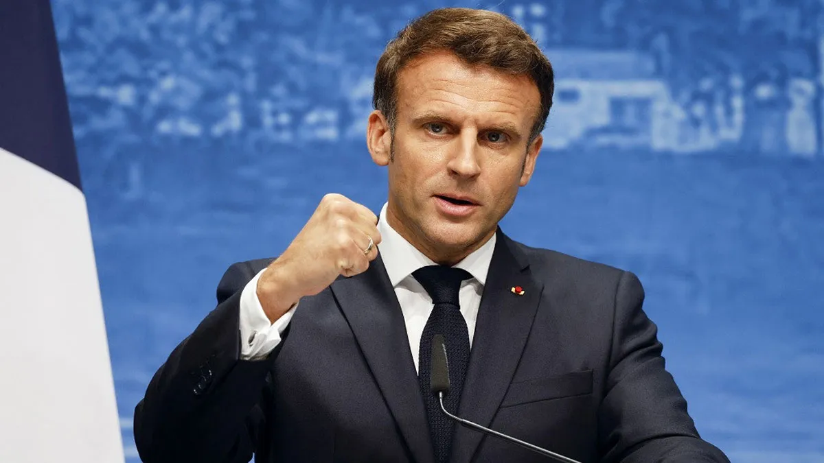 Macron calls on Israel to stop bombing Gaza civilians