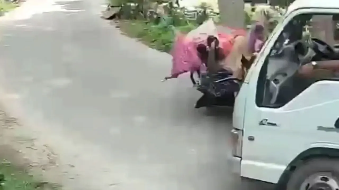 বিয়েতে যাওয়ার পথে কাভার্ডভ্যানের ধাক্কায় চাচি-ভাতিজি নিহত
