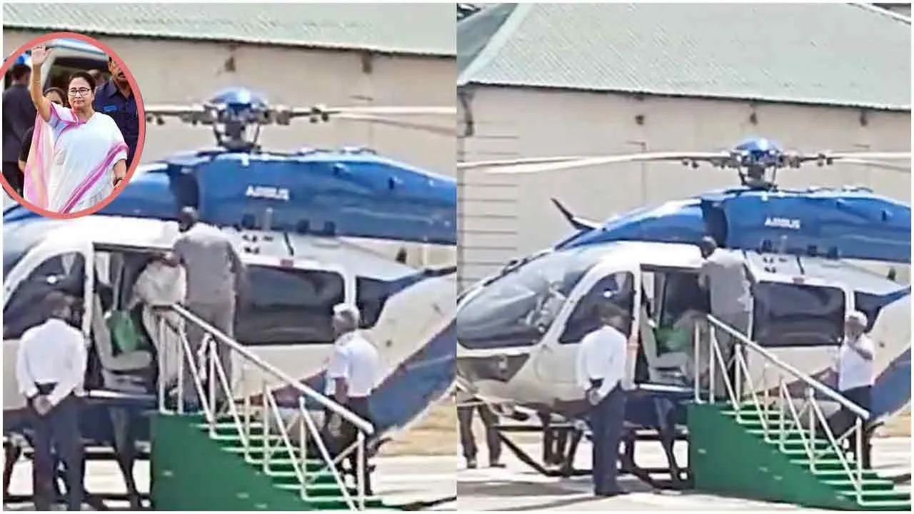উড়োজাহাজে বসতে গিয়ে পড়ে গেলেন মমতা