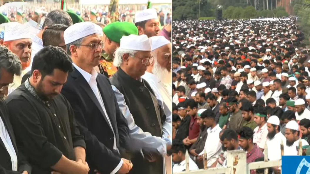 শরীফ ওসমান হাদির জানাজা সম্পন্ন