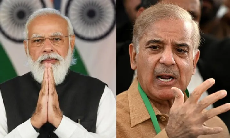 শেহবাজ শরিফকে নরেন্দ্র মোদির অভিনন্দন