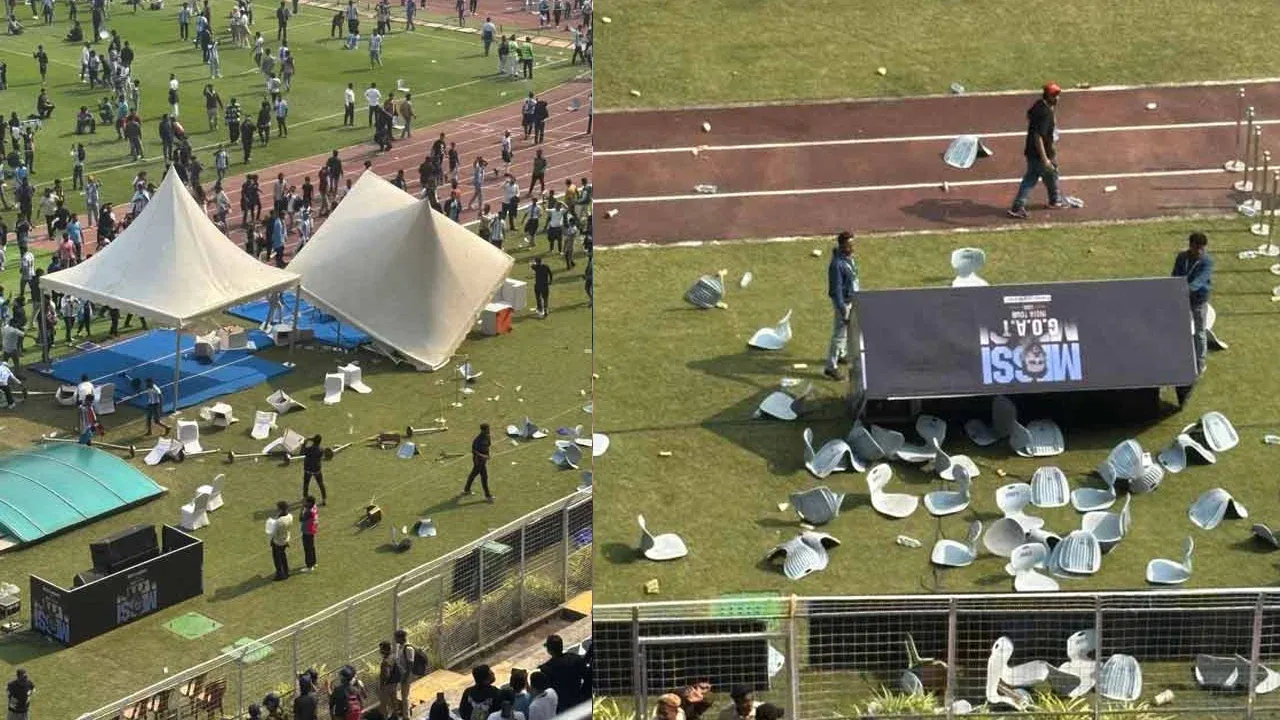 মাঠে এসেই বের হয়ে গেলেন মেসি, ভাঙচুর চালালেন ক্ষুব্ধ ভারতীয়রা