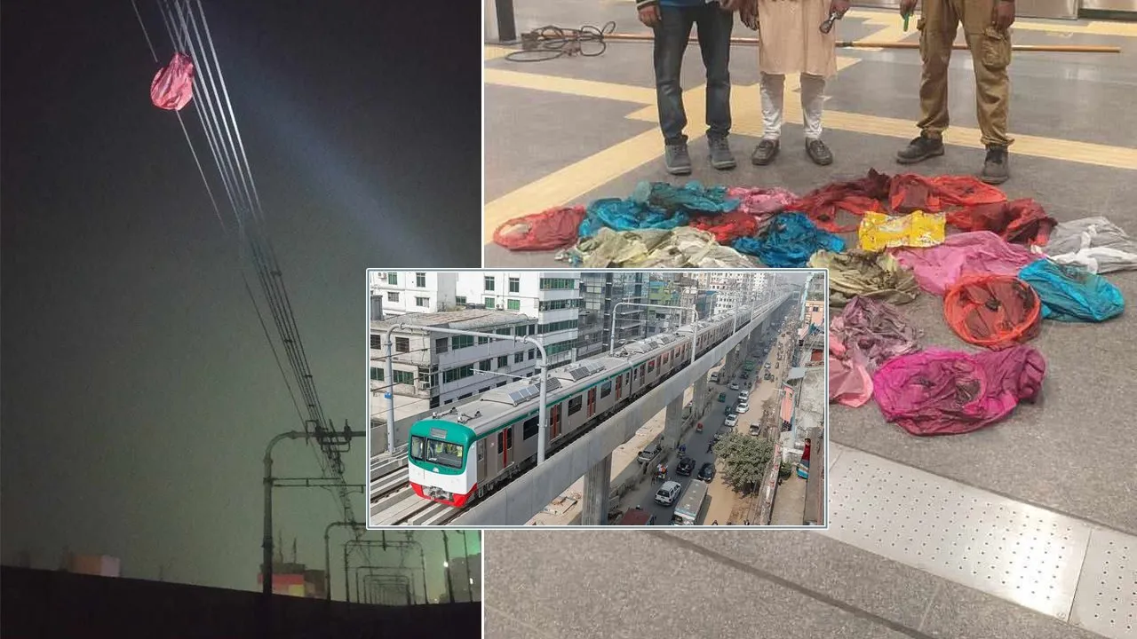 মেট্রোরেল ও পার্শ্ববর্তী এলাকায় ফানুস না ওড়ানোর অনুরোধ