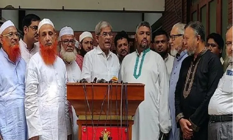 মানুষের ঢল দেখে আ.লীগে আতঙ্ক : মির্জা ফখরুল