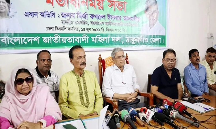 পৃথিবীর কোথাও এত ব্যয়বহুল সেতু নেই : মির্জা ফখরুল ইসলাম