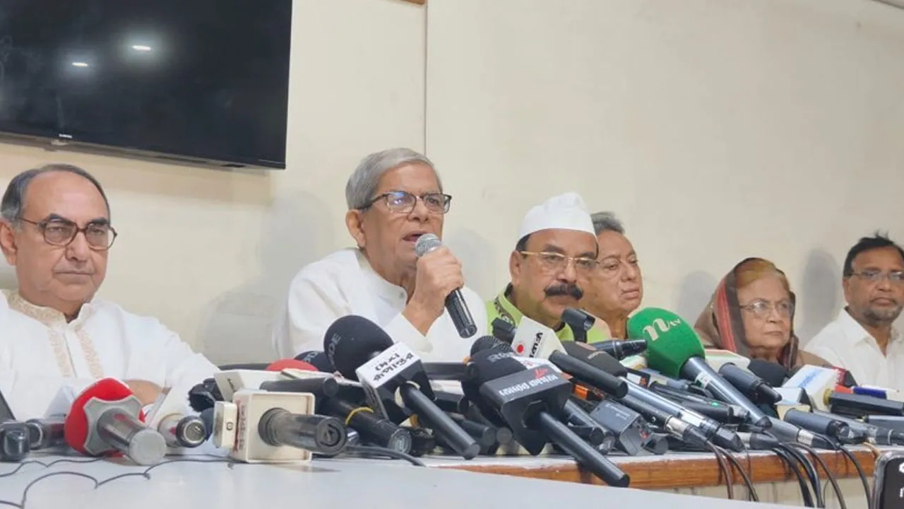 দেশবাসীর কাছে ফখরুলের যে আহ্বান