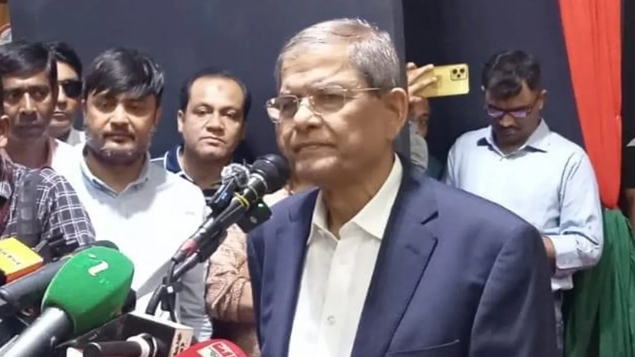 আবার মাইনাস টু দেখতে চাই না : মির্জা ফখরুল