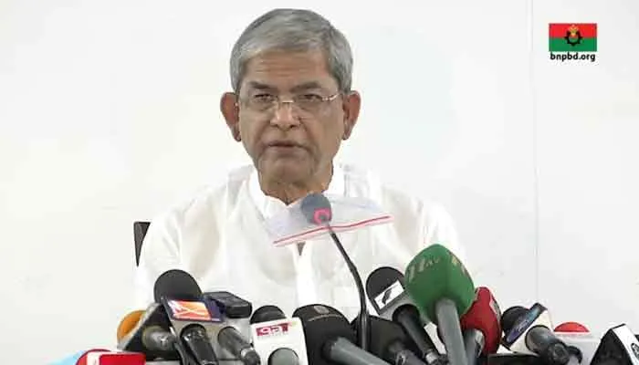 সামাজিক যোগাযোগ মাধ্যম, ওটিটি নীতিমালা নিবর্তনমূলক: মির্জা ফখরুল
