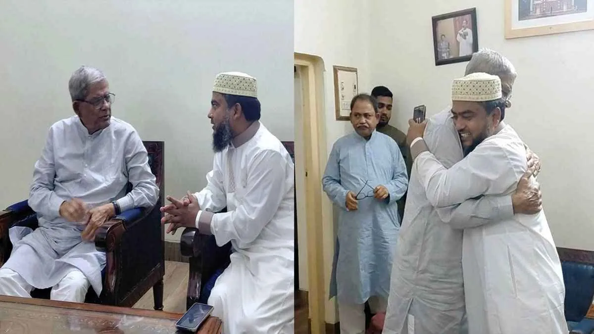 জামায়াত নেতার সঙ্গে সাক্ষাতের ছবি ফেসবুকে শেয়ার করলেন মির্জা ফখরুল