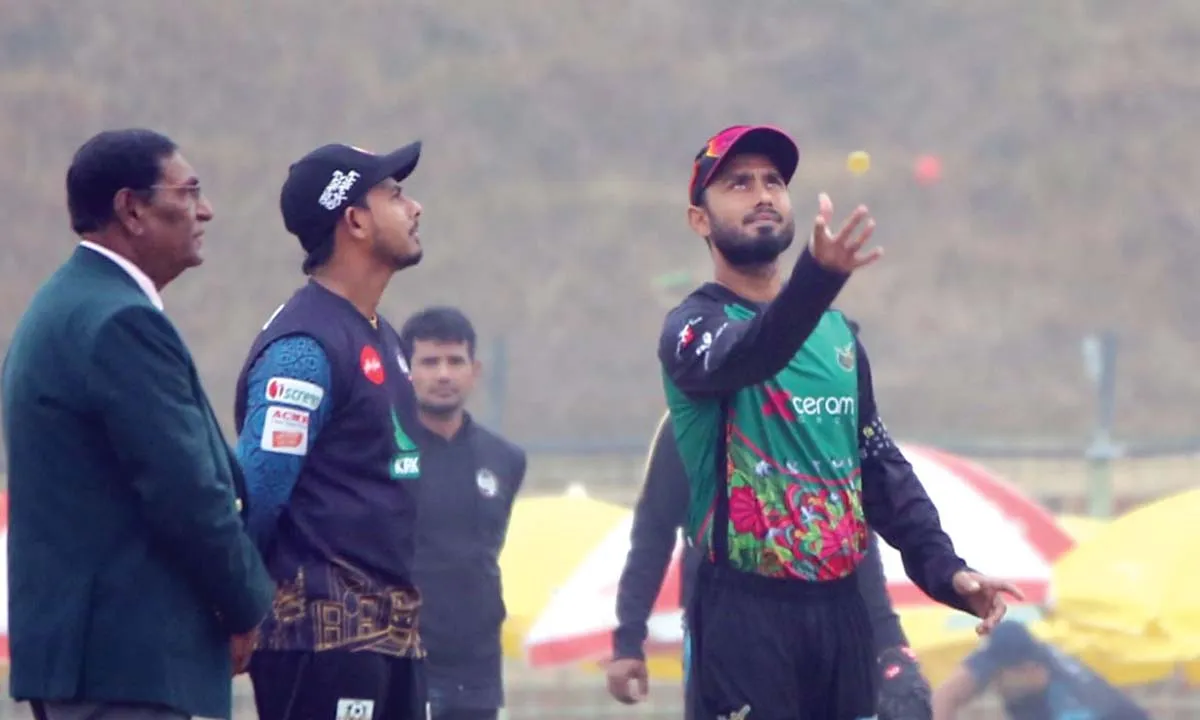 নতুন অধিনায়কের নেতৃত্বে টস হেরে ব্যাটিংয়ে সিলেট