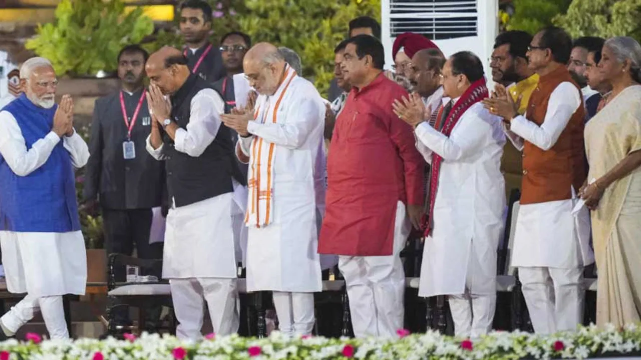 মোদির মন্ত্রিসভায় বিজেপির কত জন, কী পেল এনডিএর শরিকরা?