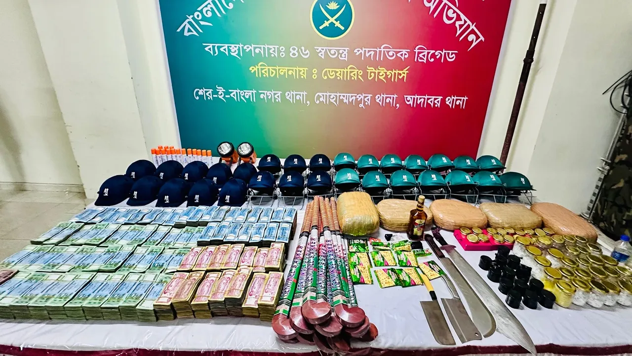 বিদ্যুৎ বিচ্ছিন্ন করে পালায় সোহেল, কোটি টাকা-ককটেল-১১ কেজি গাঁজা উদ্ধার