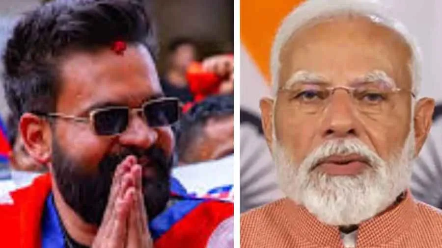 নেপালে বলেন্দ্রকে শুভেচ্ছা জানালেন মোদি