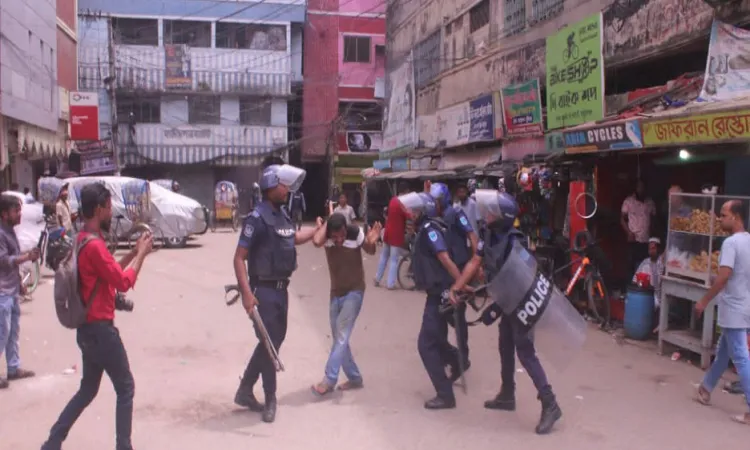 নারায়ণগঞ্জে বিএনপি-পুলিশ সংঘর্ষে নিহত ১