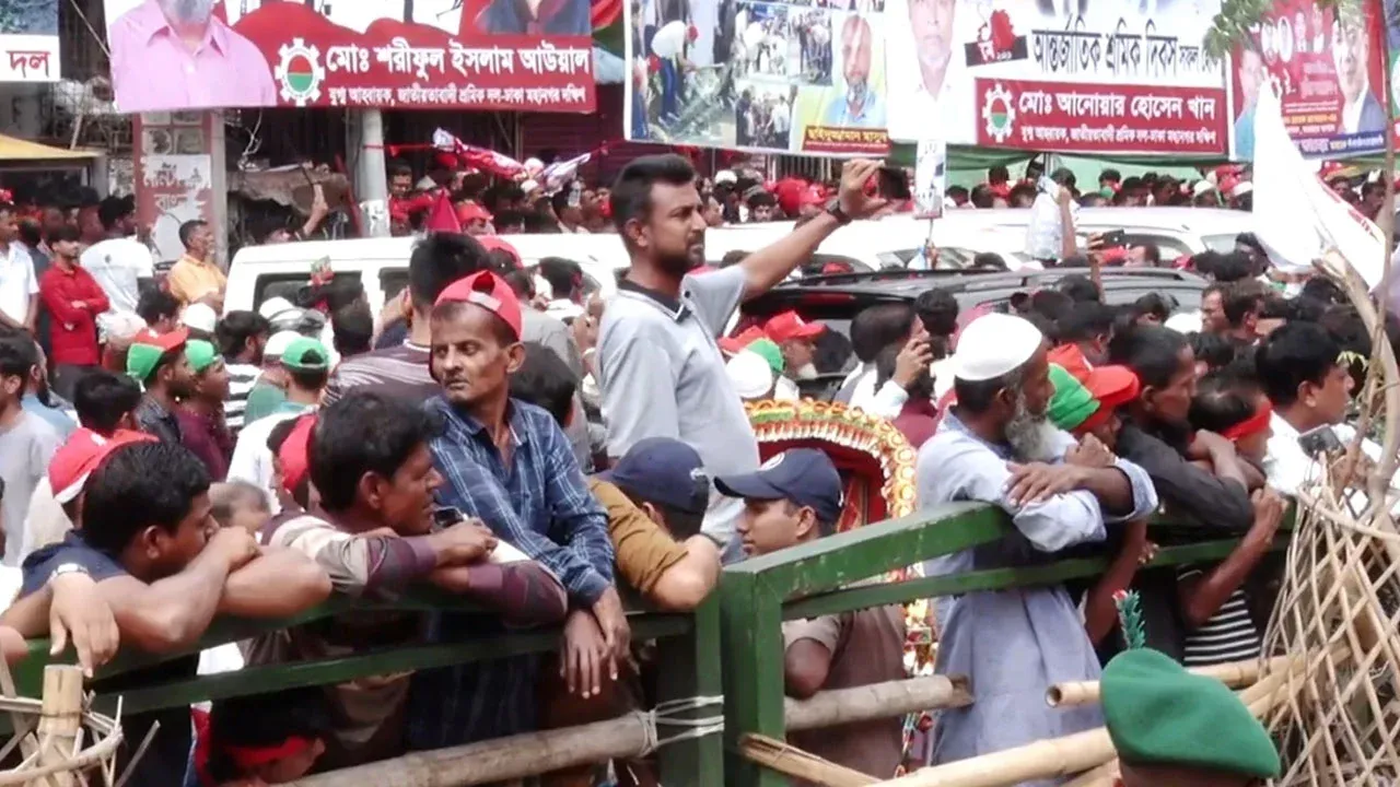 মে দিবসে নয়াপল্টনে সমাবেশে যোগ দিচ্ছেন নেতাকর্মীরা