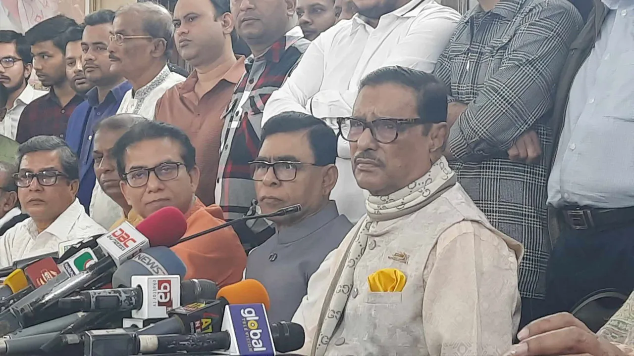 অগ্নিসন্ত্রাসের কারণে বিএনপি শাস্তি এড়াতে পারে না : ওবায়দুল কাদের