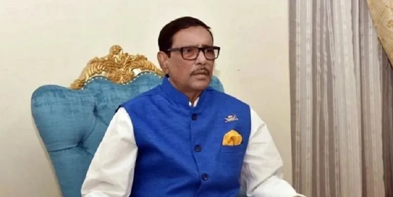 স্বাস্থ্য পরীক্ষার জন্য সিঙ্গাপুরের পথে ওবায়দুল কাদের