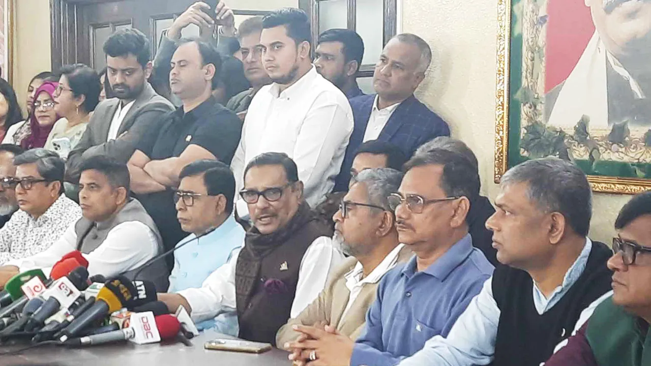 বিদেশি বন্ধুরা বিএনপিকে ছেড়ে চলে গেছে : ওবায়দুল কাদের