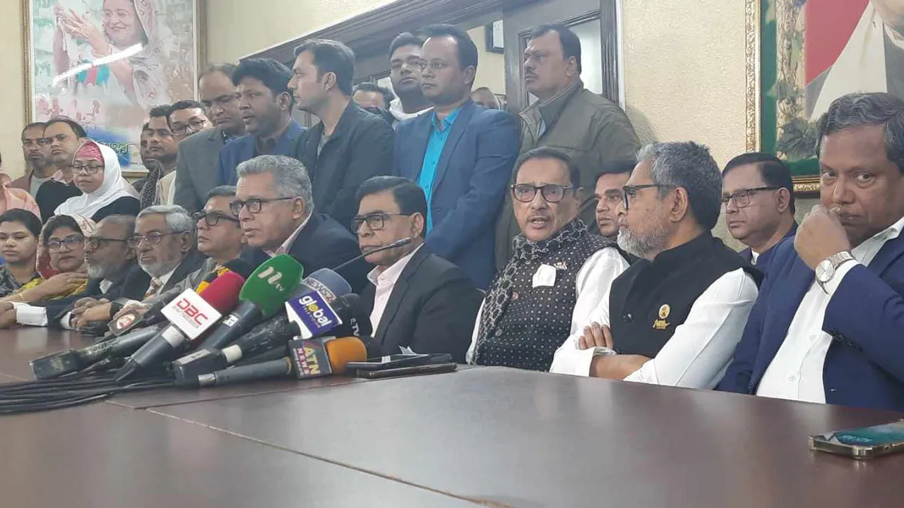 বিএনপির অগ্নিসন্ত্রাস গণতন্ত্রকে কণ্টকাকীর্ণ করেছে : ওবায়দুল কাদের