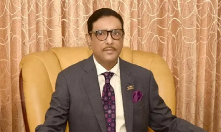 সন্ধ্যায় দেশে ফিরছেন ওবায়দুল কাদের