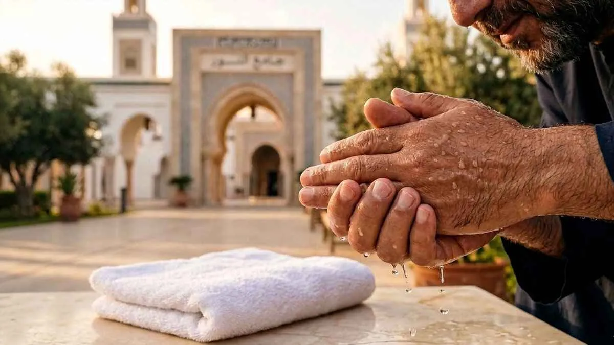 অজুর পানি মুছে ফেলা কি শরিয়তসম্মত?