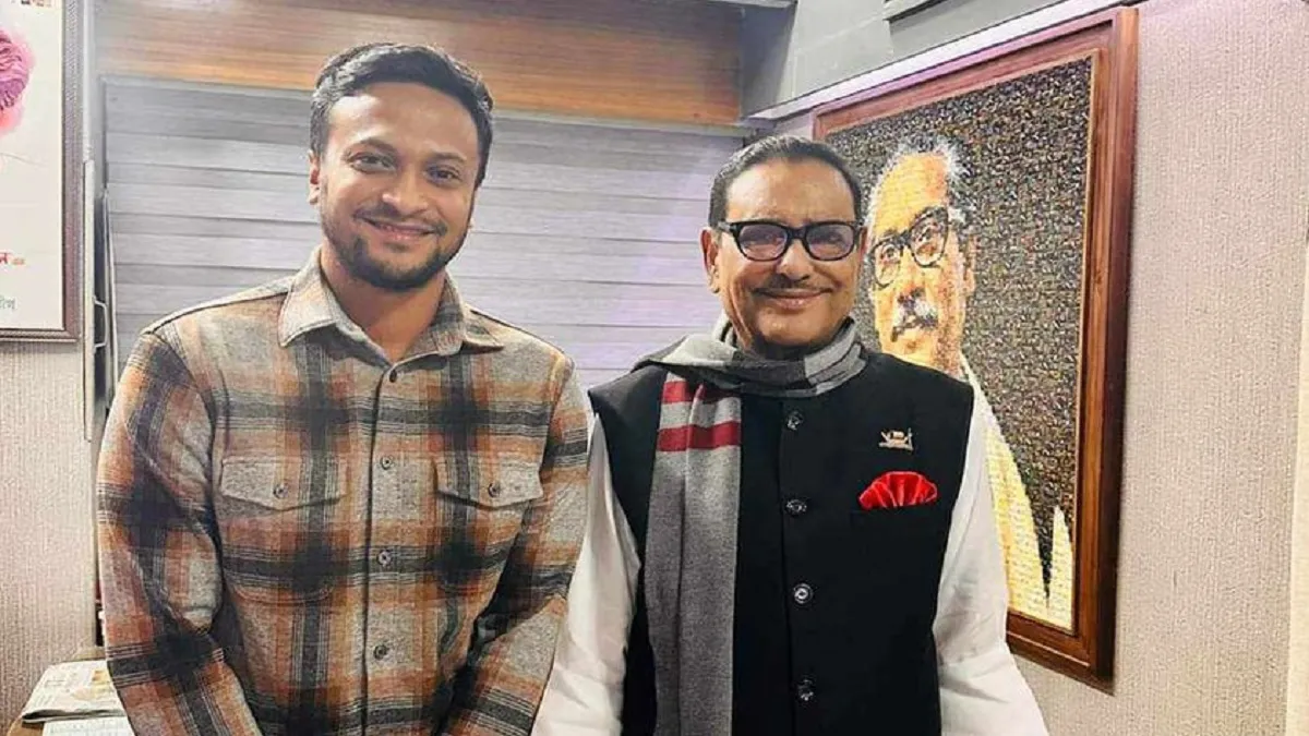ওবায়দুল কাদেরের সঙ্গে সাকিবের সাক্ষাৎ