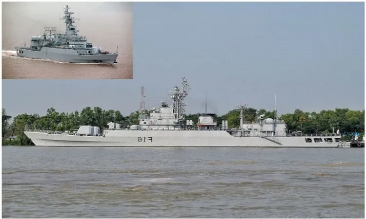 ভারতে নৌমহড়ায় বাংলাদেশী যুদ্ধজাহাজ