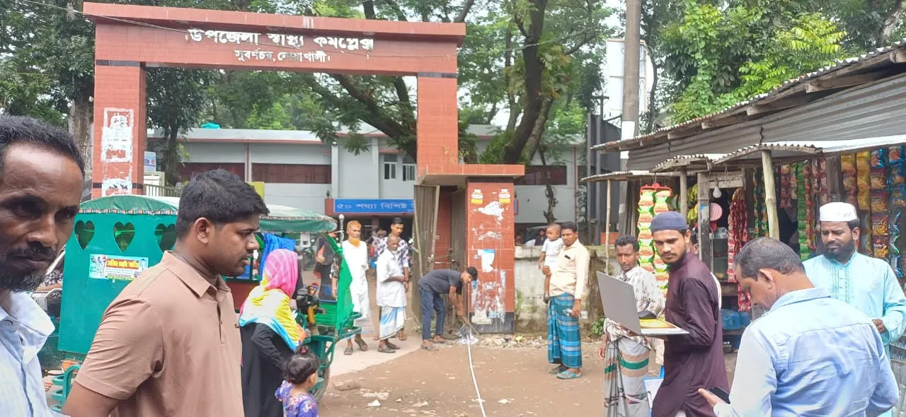 হাসপাতালের ভূমি দাতাদের দখলে অন্যের জমিতে হাসপাতাল