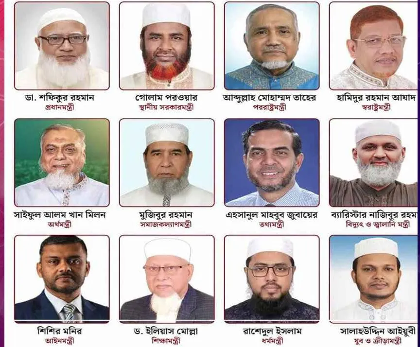 ‘আলোচনায় জামায়াতের ‘ছায়া মন্ত্রিসভা’