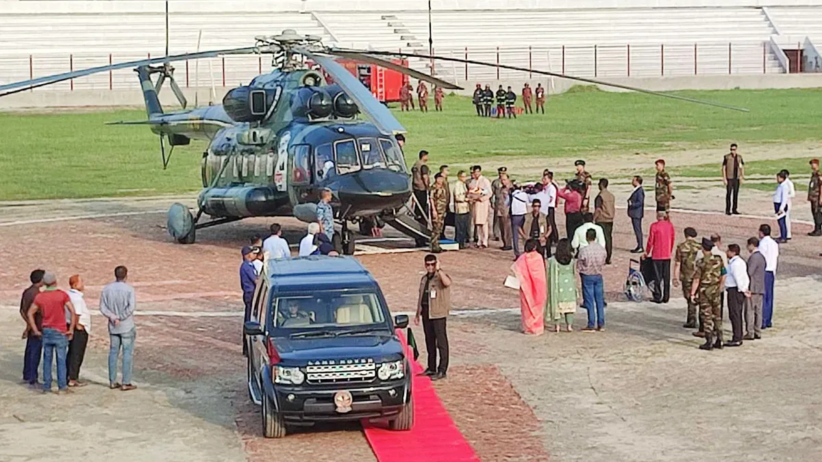 পাবনায় পৌঁছেছেন রাষ্ট্রপতি
