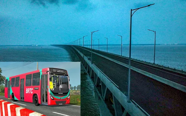 পদ্মা সেতু হয়ে ২৩ রুটে চলবে বিআরটিসির এসি বাস