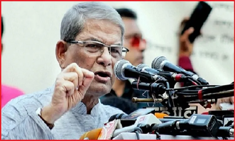 জনগণের অভ্যুত্থানের মধ্য দিয়ে ক্ষমতাসীন আ’লীগকে হটাতে হবে : মির্জা ফখরুল
