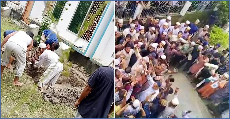 বড় ছেলের কবরের পাশে চিরনিদ্রায় শায়িত সাঈদী