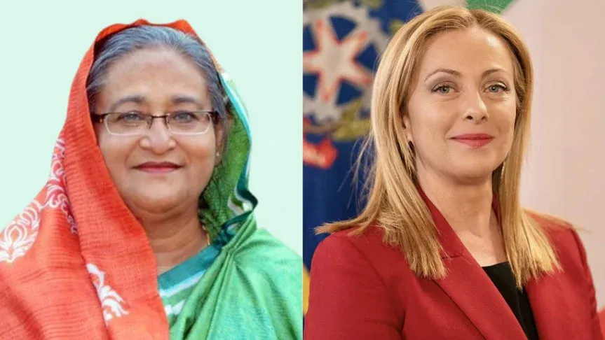 শেখ হাসিনাকে ইতালির প্রধানমন্ত্রীর অভিনন্দন