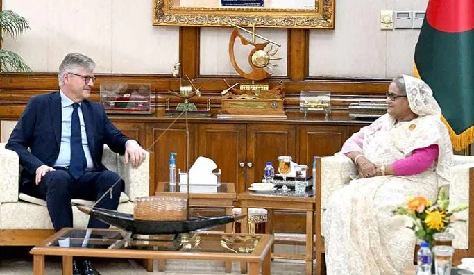 প্রধানমন্ত্রীর সঙ্গে জাতিসংঘের আন্ডার সেক্রেটারির সৌজন্য সাক্ষাৎ