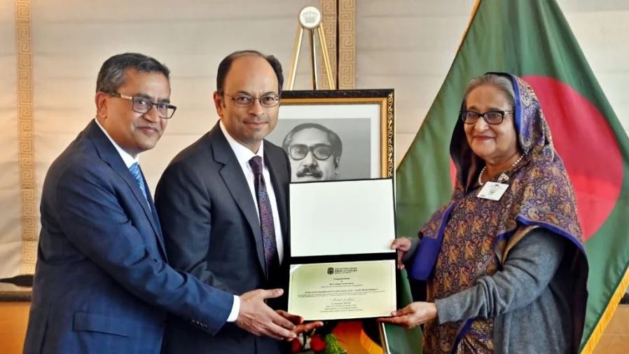 Brown University accords honour to PM Hasina for community clinic