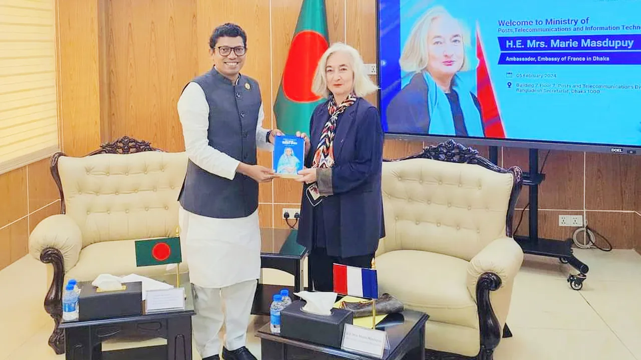টেলিযোগাযোগ-প্রযুক্তি খাতে কারিগরি সহায়তা দেবে ফ্রান্স