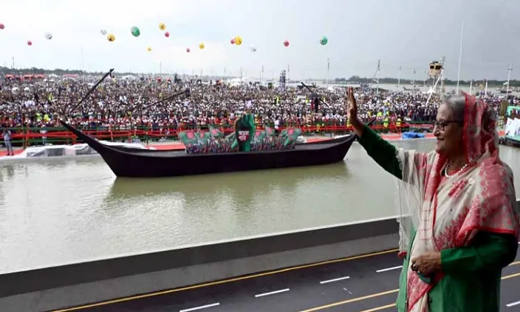 পদ্মা সেতু নির্মাণে যারা বাধা দিয়েছিল তাদের জবাব দিয়েছি : প্রধানমন্ত্রী