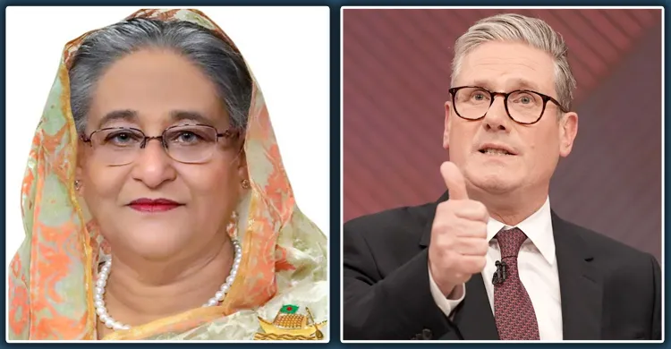 নতুন ব্রিটিশ প্রধানমন্ত্রী স্টারমারকে প্রধানমন্ত্রীর অভিনন্দন