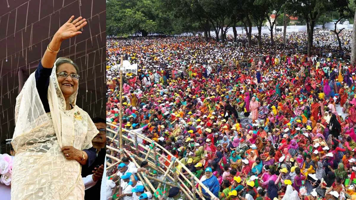 নৌকায় ভোট দিয়ে আবারও সেবা করার সুযোগ দেবেন : শেখ হাসিনা