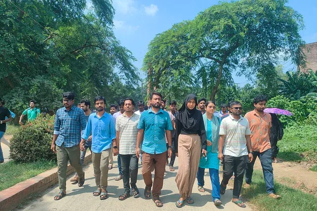 জাবির ছাত্রলীগ নেতাকে হত্যার প্রতিবাদে বৈষম্যবিরোধী ছাত্র আন্দোলনের বিক্ষোভ