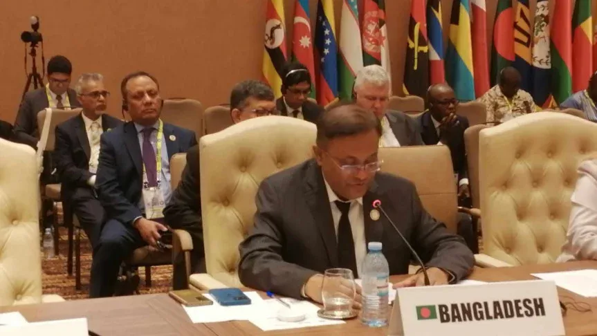 ন্যাম সম্মেলনে রোহিঙ্গা প্রত্যাবাসনের আহ্বান পররাষ্ট্রমন্ত্রীর